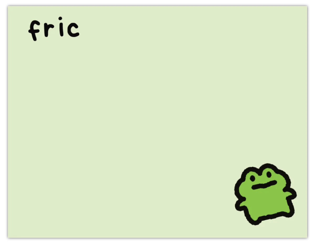 Fric Post-It Pad