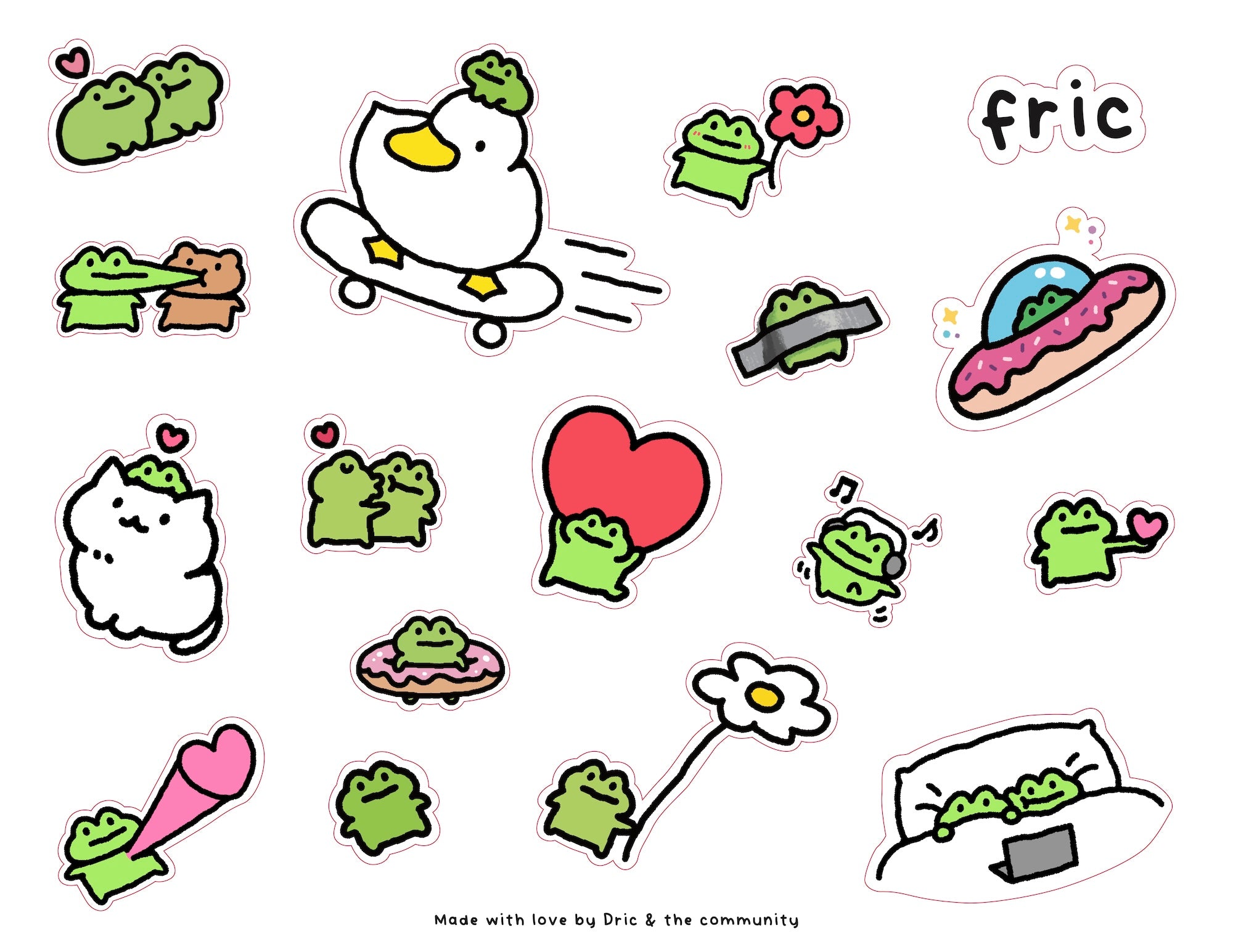 Fric Sticker Sheet